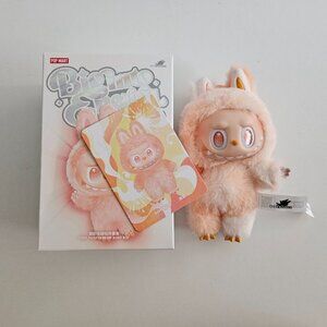 Pop Mart THE MONSTERS Labubu Big into Energy, Happiness, Plush Pendant Orange
